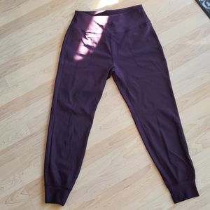 90 Degree by Reflex Purple Ribbed Joggers